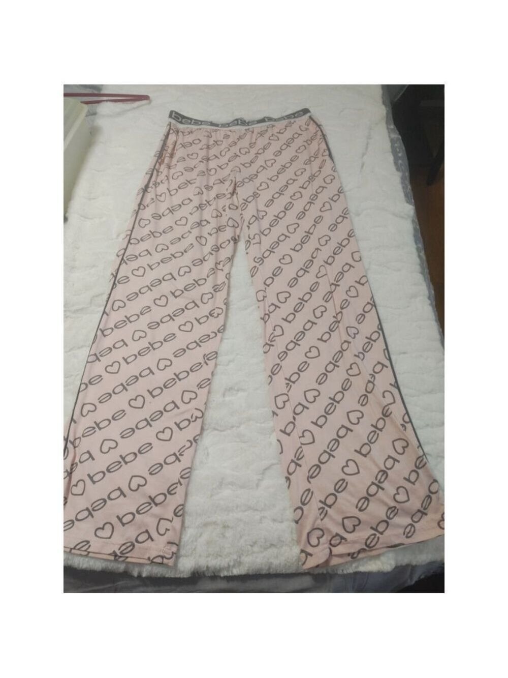 Women's Bebe Pajama Pants Size M Pink